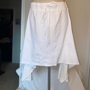 Twenty One Jersey Knit white skirt